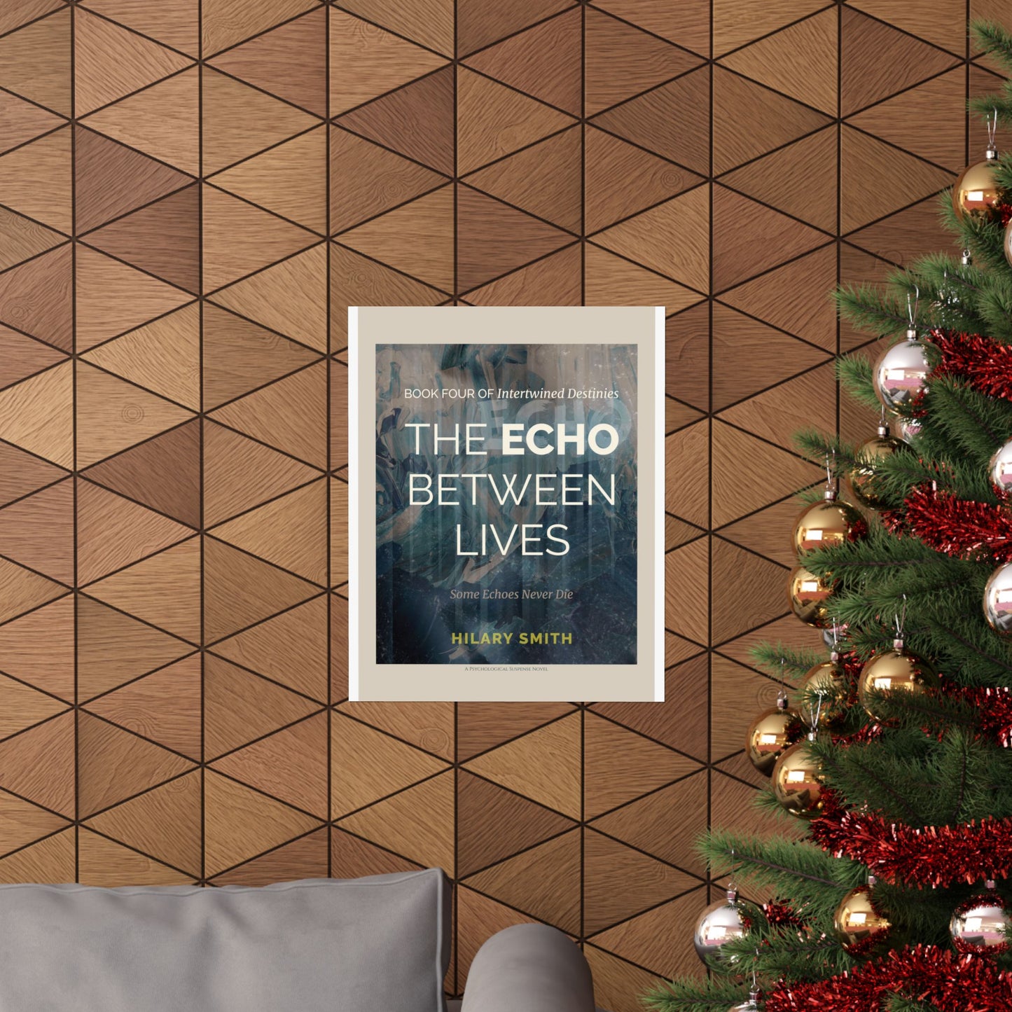 The Echo Between Lives – Psychological Suspense Wall Art (16x20 Matte Poster)
