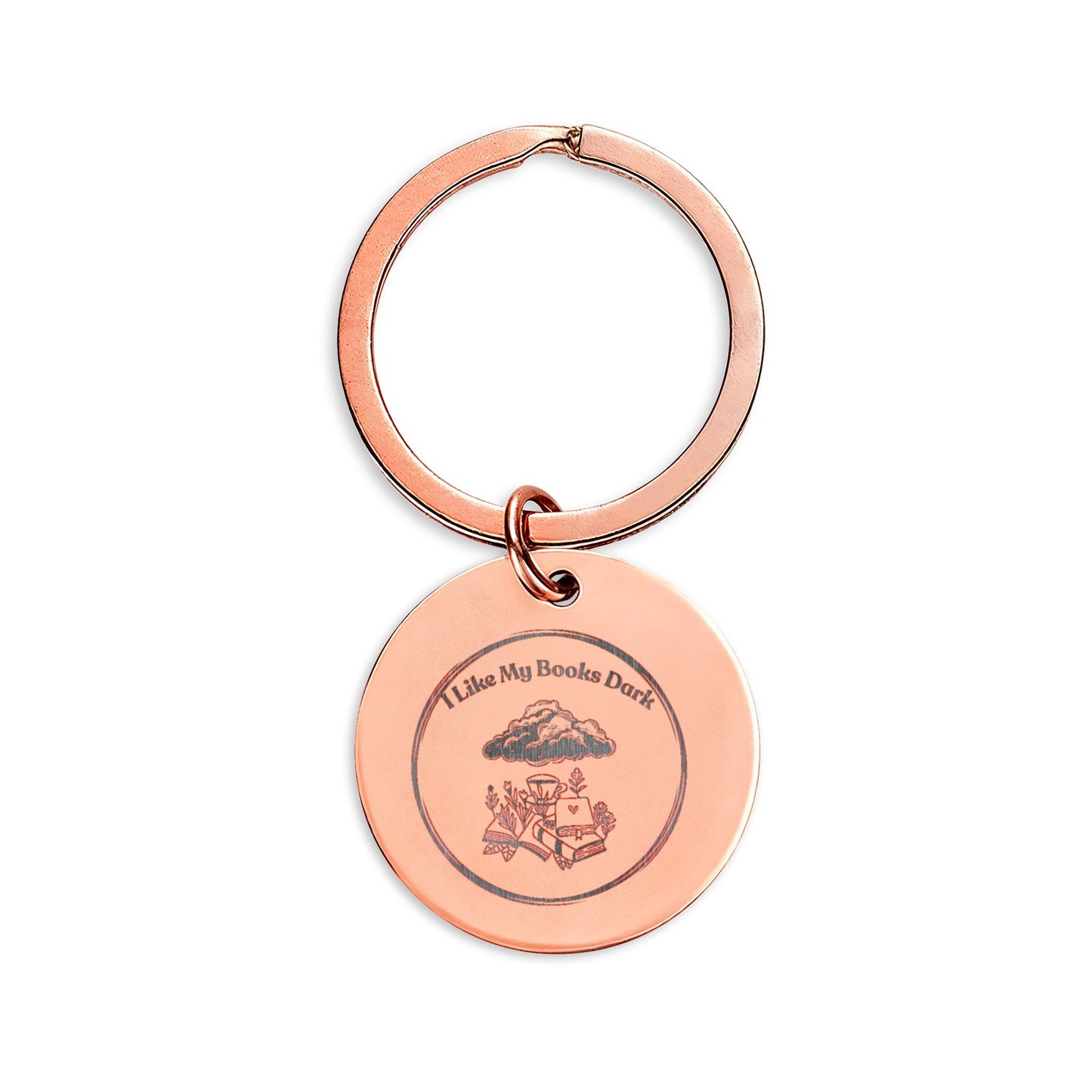 Stainless Steel Round Keychain (Engraving)