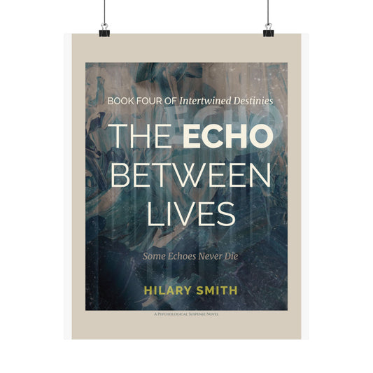 The Echo Between Lives – Psychological Suspense Wall Art (16x20 Matte Poster)