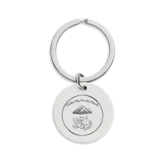 Stainless Steel Round Keychain (Engraving)