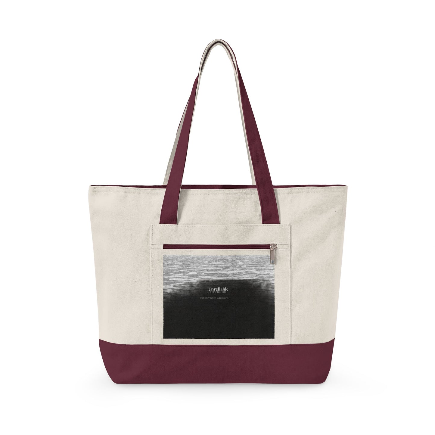 Villain Bag No. 1 — Lucy (Zippered Canvas Tote)